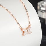 925 Sterling Silver Cross Pendant Necklace Clavicle Chain European Holiday