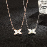 925 Sterling Silver Cross Pendant Necklace Clavicle Chain European Holiday