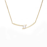 925 Sterling Silver Clavicle Necklace Pendant for Women