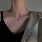 925 Silver Heart Pendant Necklace, 14k Plating, Women Gift