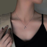 925 Silver Heart Pendant Necklace, 14k Plating, Women Gift