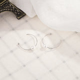 925 Sterling Silver Women's Ear Studs Line Ear Hook for Europe and USA Holidays