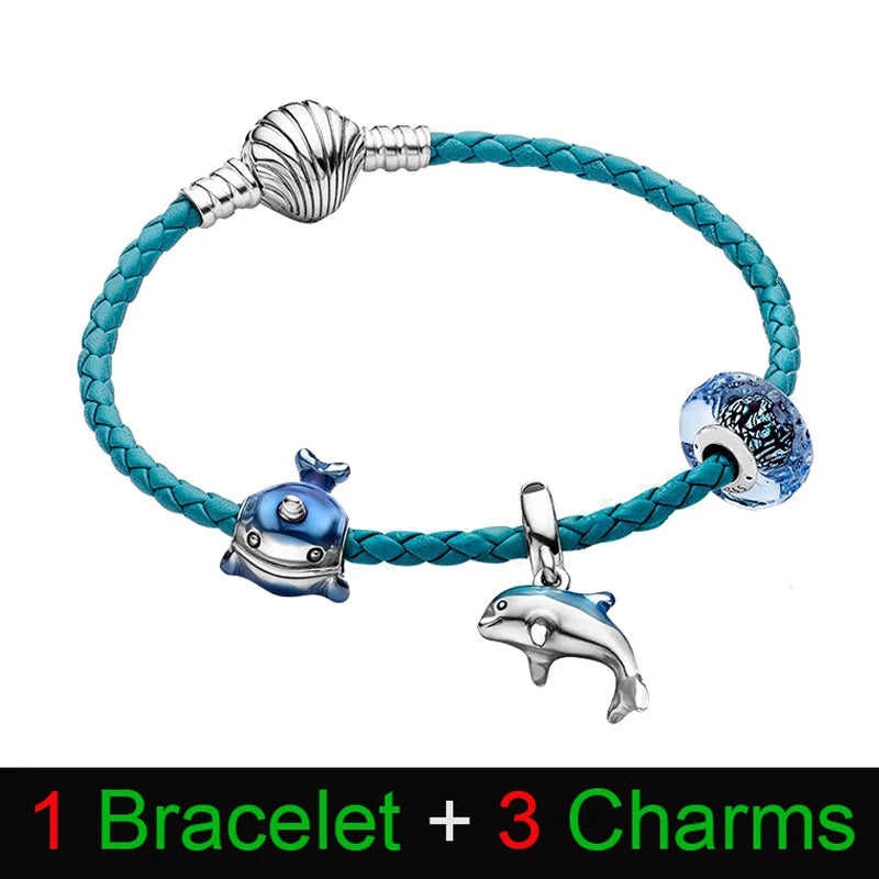 S925 Silver Women Bracelet with Beads DIY Jewelry Accessories