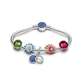 S925 Silver Women Bracelet with Beads DIY Jewelry Accessories