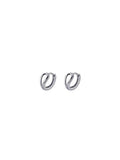 925 Silver Sunlight Surface Water Drop Women's Ear Hoop Earrings