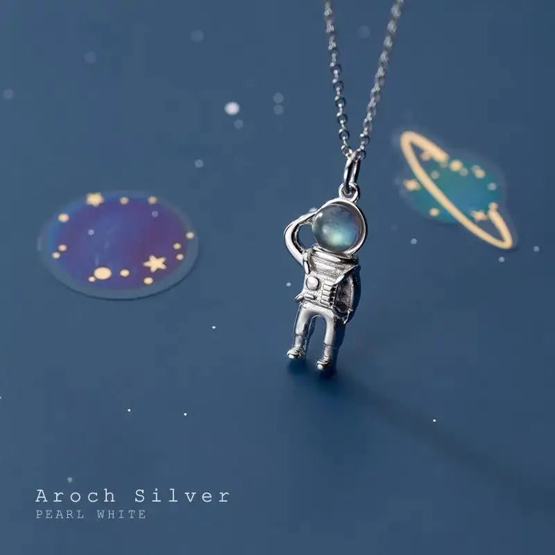 Astronaut Necklace - Sweet Student Jewelry