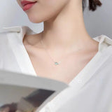 Whale Zircon Necklace for Sweet Lady