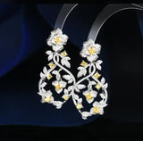 S925 Silver Needle Micro-Set Zircon Earrings