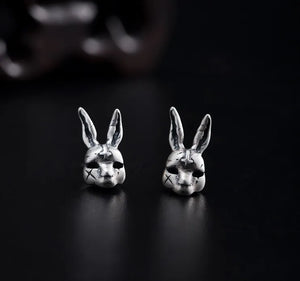 925 Silver Chinese Rabbit Earrings