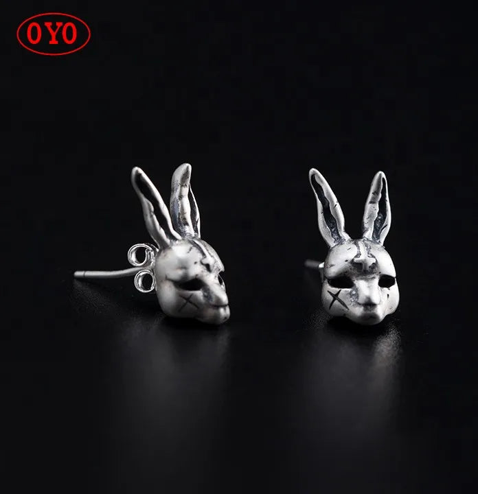 925 Silver Chinese Rabbit Earrings