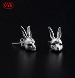 925 Silver Chinese Rabbit Earrings