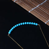 925 Sterling Silver Turquoise Necklace for Women
