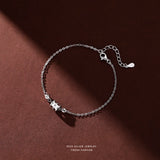 925 Sterling Silver Geometric Bracelet Women's Light Temperament Ins Jewelry