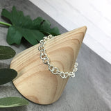 925 Silver Heart Bracelet for Women - Retro Jewelry Birthday Gift