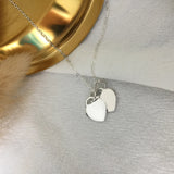 925 Silver Heart Necklace Retro Jewelry Party