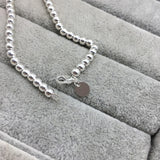 925 Silver Rose Heart Bracelet Retro Jewelry Gift