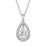 Sterling Silver Drop Pendant Necklace European American Holiday