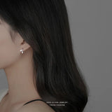 925 Sterling Silver Leaf Earrings for Women