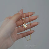 925 Silver Moonstone Necklace Women