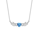 925 Silver Love Pendant Necklace, European & American Style