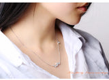925 Silver Star Necklace Clavicle Chain