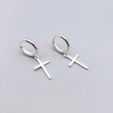 Sterling Silver Cross Earrings - Hypoallergenic Jewelry for Women
