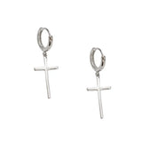 Sterling Silver Cross Earrings - Hypoallergenic Jewelry for Women
