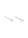 925 Sterling Silver Box Earrings for Men and Women