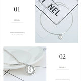 925 Sterling Silver Ladies Good Luck Necklace Women Thai Silver Necklace