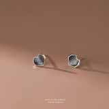925 Sterling Silver Love Earrings Flash Sweet All-Match Jewelry