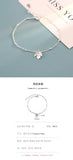 Sterling Silver Maple Leaf Bracelet for Women