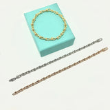 925 Sterling Silver Horseshoe U Bracelet Women's Retro Jewelry