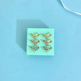 925 Sterling Silver Horseshoe U Earrings Female Retro Jewelry