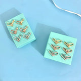 925 Sterling Silver Horseshoe U Earrings Female Retro Jewelry