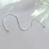 925 Sterling Silver Sparkling Hemp Rope Bracelet for Women