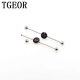 Skull Skeleton Logo Industrial Barbell Piercing 10pcs