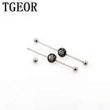 Skull Skeleton Logo Industrial Barbell Piercing 10pcs