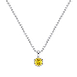 S925 Silver Joker Colorful Necklace for Women