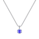 S925 Silver Joker Colorful Necklace for Women