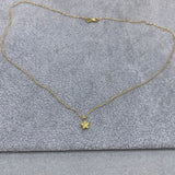 S925 Star Pendant French Necklace Multi-color Zircon