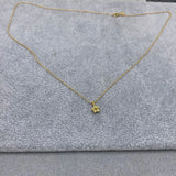 S925 Star Pendant French Necklace Multi-color Zircon