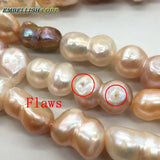 Baroque Pearl Bracelet Bangle Mixed Peach Purple Freshwater Pearls
