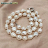 Baroque Pearl Choker Necklace Women Elegant Jewelry for Special Occasions