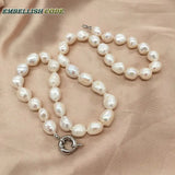 Baroque Pearl Choker Necklace Women Elegant Jewelry for Special Occasions