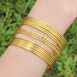 Muslim Bangles Ethiopian African Women Dubai Bracelet Evil Eye Coin Bracelets