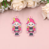 Set of 10 Christmas Toy Soldier Acrylic Findings