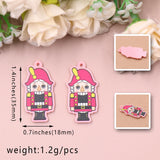 Set of 10 Christmas Toy Soldier Acrylic Findings