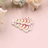 Set of 10 Christmas Tree Acrylic Findings for Women - 35mm