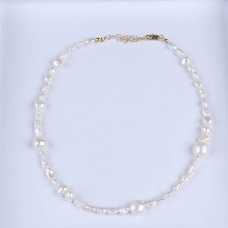 Elegant Freshwater Pearl Chain