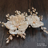 Pearl Beads Flower Hair Ornaments Barrettes